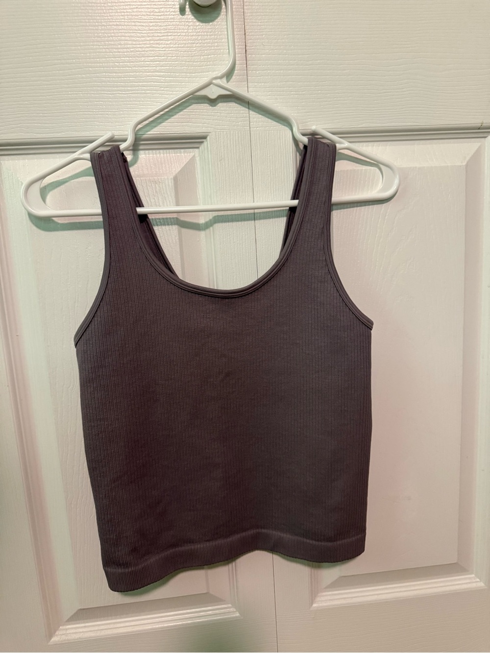 Classic Ribbed Tank Top - Dusty Purple